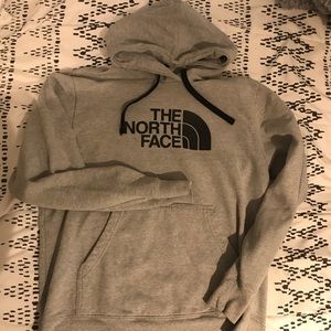 Men’s Gray North Face hoodie